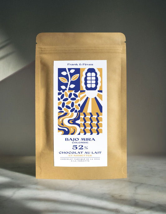 Chocolat au lait Bajo Mira aux noisettes